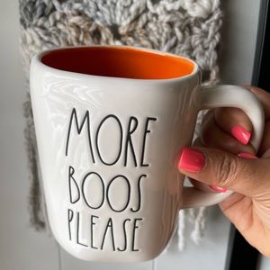 Rae Dunn More Boos Please Halloween Coffee Mug NWOT